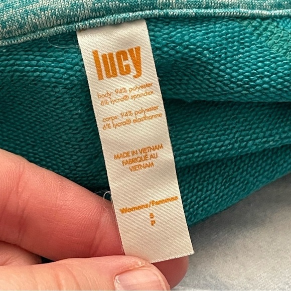 Lucy teal polyester fleece full zip jacket - Picture 3 of 4